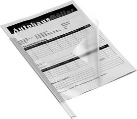 Thumbnail - 50 DURABLE Klemmschienen transparent DIN A4 60 Blatt