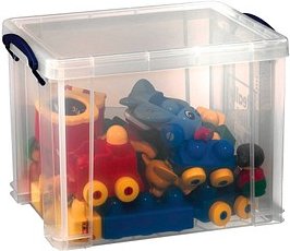 Really Useful Box Aufbewahrungsbox 19,0 l transparent 39,5 x 25,5 x 29,0 cm