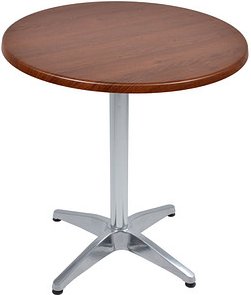 Thumbnail - Garden Pleasure BRENTA Bistrotisch rund Spanplatte dunkelbraun 70,0 x 70,0 x 74,0 cm, 1 St.