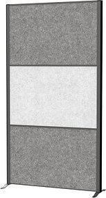 Thumbnail - MAUL Akustik-Trennwand MAULconnecto 9602089, hellgrau, dunkelgrau 100,0 x 182,0 cm, 1 St.