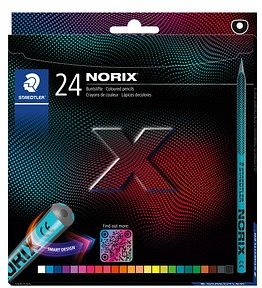 STAEDTLER NORIX® 186 Buntstifte farbsortiert, 24 St.