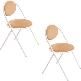 Thumbnail - 2 meet powered by PAPERFLOW Besucherstühle SATURNE CHSATX2DSC.13.12 elfenbein Kunstleder