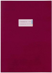 Thumbnail - HERMA Heftumschlag weinrot Papier A4