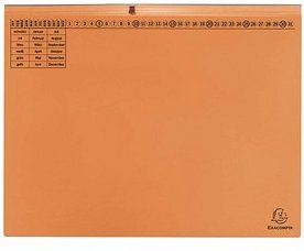 Thumbnail - Exacompta Hängehefter Exaflex Karton orange DIN A4 2x Amtsheftung, 25 St.