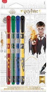 Thumbnail - maped Harry Potter Fineliner farbsortiert 0,8 mm, 4 St.