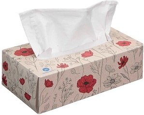 oecolife Taschentücherbox 3-lagig weiß, 1 St.