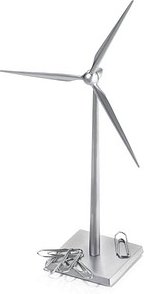 TROIKA® Büroklammerspender FRESH WIND silber