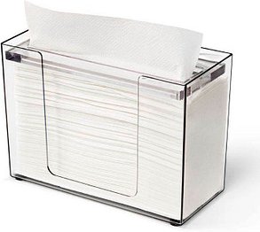 KATRIN Taschentuchbox 66872 transparent Kunststoff, 1 St.