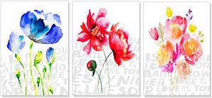 Thumbnail - LUMA Poster-Set Blumenfreude, Karton