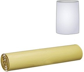Müllbeutel 120,0 l gelb 33,0 µm, 4x 25 St.