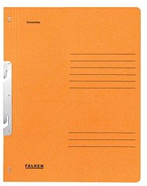 Thumbnail - FALKEN Einhakhefter Karton orange DIN A4, 1 St.