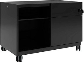BISLEY Note™ Caddy Rollcontainer schwarz 2 Auszüge 80,0 x 49,0 x 56,3 cm