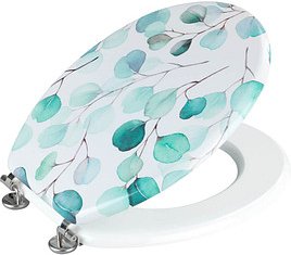 Thumbnail - WENKO WC-Sitz Pioppo weiß, grün, 1 St.