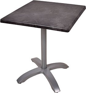 Garden Pleasure PICOS Bistrotisch dunkelgrau 70,0 x 70,0 x 74,0 cm