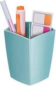 cep Stiftehalter Riviera mint Polystyrol 2 Fächer 7,4 x 7,4 x 9,5 cm