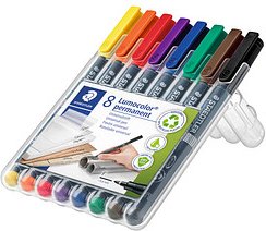 Thumbnail - STAEDTLER Lumocolor Folienstifte-Set farbsortiert permanent 8 St.