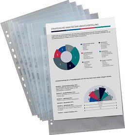 Thumbnail - AKTION: LEITZ Prospekthüllen recycle 4791 DIN A4 transparent genarbt 0,10 mm, 100 St. mit Prämie nach Registrierung