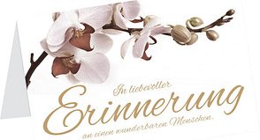 LUMA Trauerkarte Erinnerung DIN B6, 1 St.
