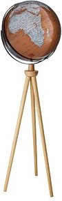 TROIKA® Globus SPUTNIK braun/silber