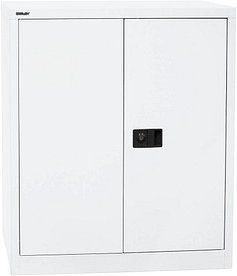 Thumbnail - BISLEY Stahlschrank Universal E402A01696 verkehrsweiß 91,4 x 40,0 x 100,0 cm, aufgebaut