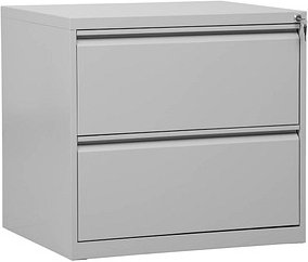 Gürkan Hängeregistraturschrank lichtgrau 2 Schubladen 76,0 x 62,0 x 70,0 cm, 1 St.