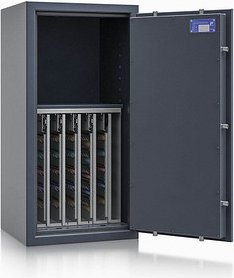 ISS safe4key Schlüsseltresor grau mit 440 Haken, Doppelbartschloss, 50,0 x 42,0 x 100,0 cm, 1 St.