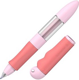 Schneider Base Senso Tintenroller rosa-rot 0,6 mm, Schreibfarbe: blau, 1 St.