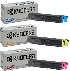 KYOCERA TK-5140C/M/Y cyan, magenta, gelb Toner, 3er-Set