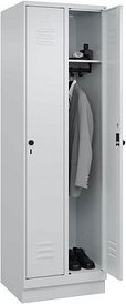 CP Spind Classic PLUS lichtgrau 080020-20 S10009, 2 Schließfächer 60,0 x 50,0 x 195,0 cm