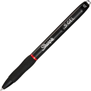 Sharpie S-GEL Gelschreiber schwarz, Schreibfarbe: rot, 1 St.