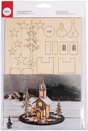 Thumbnail - Rayher Holzbausatz Weihnachtskirche natur