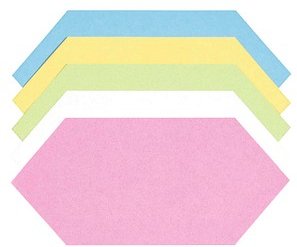 Moderationskarten farbsortiert 20,5 x 9,5 cm, 500 St.