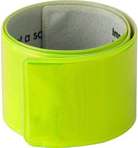 Reflektor-Armband Snap gelb 34,0 cm, 1 St.