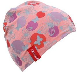 ROTH Mädchen Beanie Schmetterling rosa Einheitsgröße 1 St.
