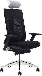 LMG Bürostuhl, X7-BH-01 Kunststoff schwarz, Gestell chrom