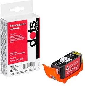 dots schwarz Druckerpatrone kompatibel zu Canon PGI-520 BK