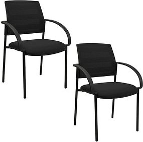 Thumbnail - Topstar Besucherstühle AIRWORK MEETING 10 BB200BMT0CX0 schwarz Stoff, 2 St.