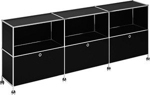 viasit Sideboard System4, 214932 schwarz 230,1 x 42,6 x 86,7 cm, 1 St.
