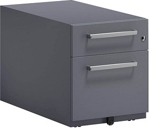 BISLEY Note Rollcontainer anthrazit 2 Auszüge 42,0 x 77,5 x 49,5 cm
