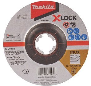 makita Schruppscheibe X-Lock E-00402, 1 St.
