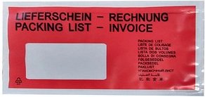 Thumbnail - LMG Lieferscheintaschen Kunststoff DIN lang 1.000 St.