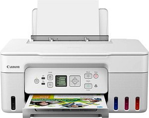Thumbnail - AKTION: Canon PIXMA G3571 3 in 1 Tintenstrahl-Multifunktionsdrucker weiß mit 30 Euro CashBack