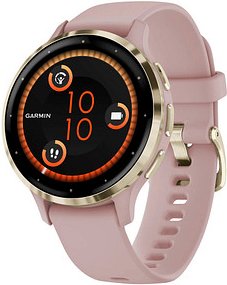 Thumbnail - GARMIN Venu 3S Smartwatch dust rose, softgold