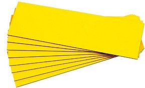 300 EICHNER Magnetschilder gelb 3,0 x 10,0 cm