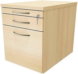 fm Sidney Rollcontainer königsahorn 3 Auszüge 43,4 x 60,0 x 54,0 cm