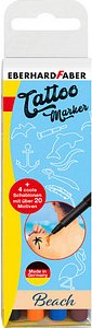 EBERHARD FABER Beach Tattoostifte farbsortiert 1,0 - 5,0 mm, 4 St.