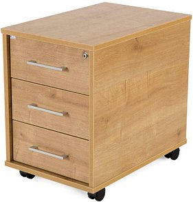 rocada Mobiler Rollcontainer eiche 3 Auszüge 40,0 x 60,0 x 58,0 cm