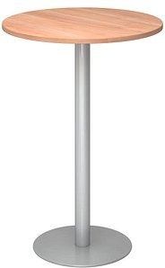 HAMMERBACHER Stehtisch nussbaum 80,0 x 80,0 x 111,6 cm, 1 St.