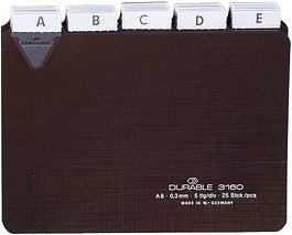 Thumbnail - DURABLE Karteikartenregister A-Z, blanko, Jan.-Dez., 0-31 braun