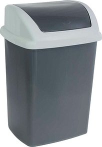 MAUL swing Mülleimer 24,0 l dunkelgrau, 1 St.